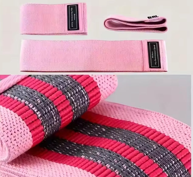 Bandas Elásticas de Resistencia | Pack 3 niveles – Glúteos, Piernas y Abdomen